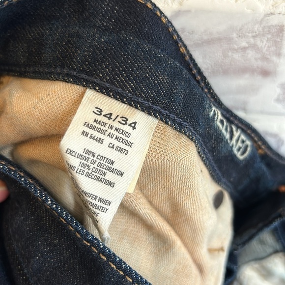 American Eagle Men’s Relaxed Fit Straight Jeans Dark Wash Denim Size 34 x 34 - Picture 9 of 9